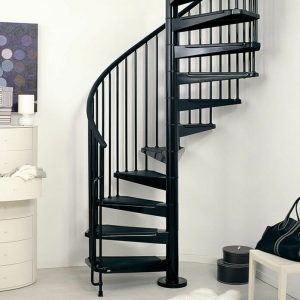 escalier-colimacon-metal-noir-acier