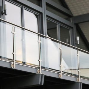 Balcony,Railing,Made,Of,Glass,And,Stainless,Steel Balcony,Railing,Made,Of,Glass,And,Stainless,Steel